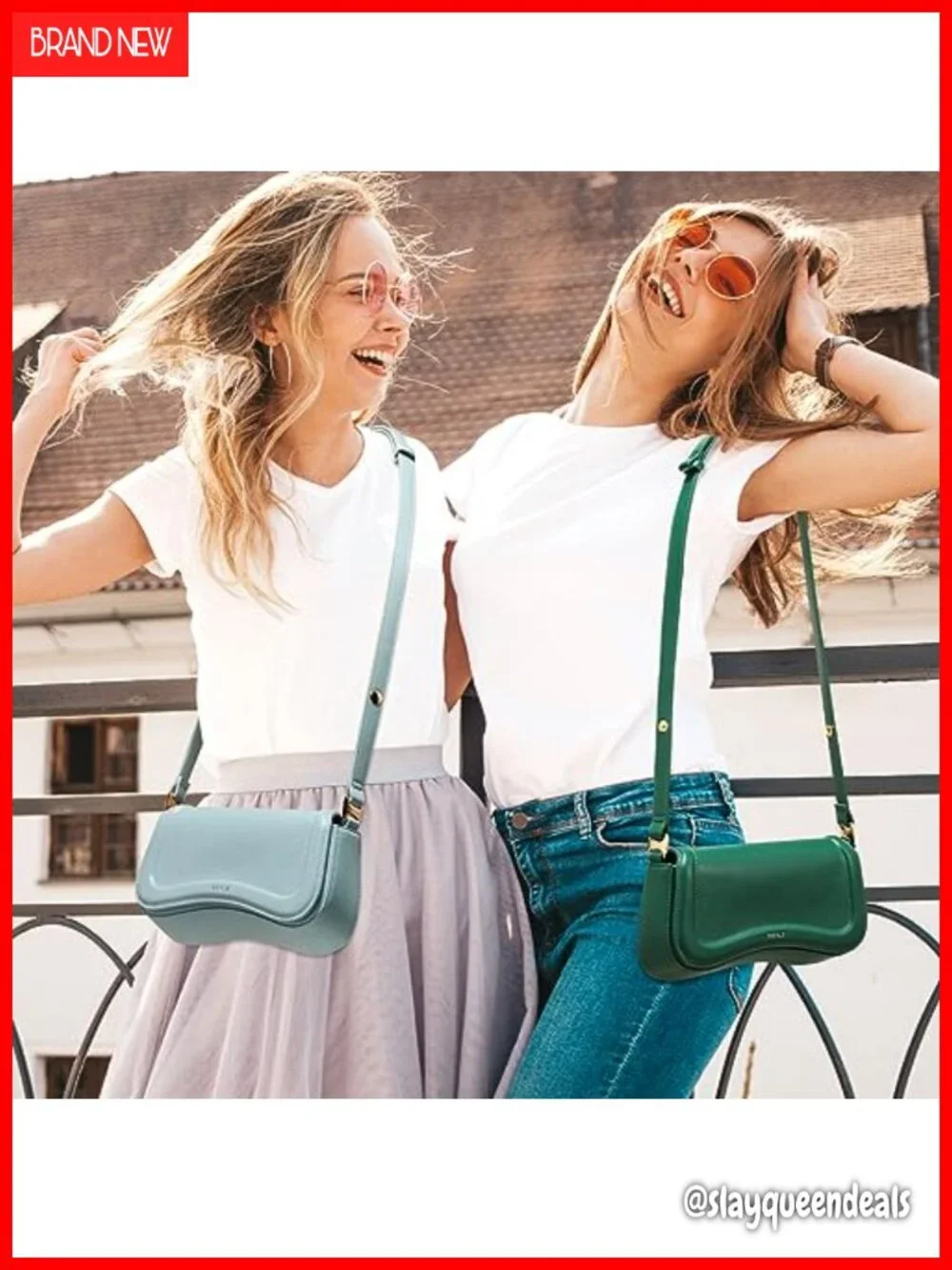 Waterproof Leather Small Hobo Handbag Women Trendy Crossbody Purse Clutch
